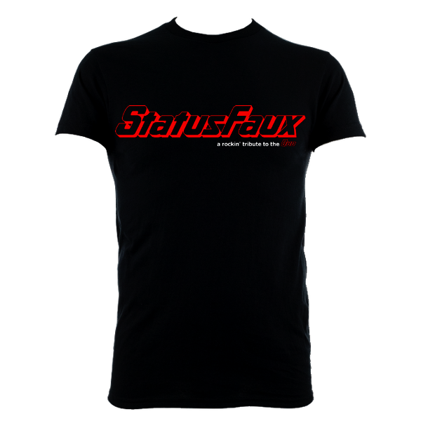 Status Faux red logo t-shirt